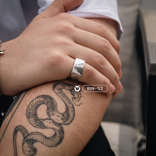 ANILLO MOTOR RACE PLATEADO | RIN-52