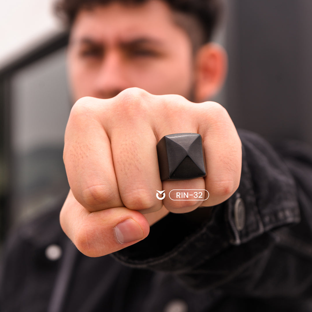 ANILLO PUNTO CUR NEGRO I PLATA I DORADO| RIN-32 I RIN-33 I RIN-34 (6)