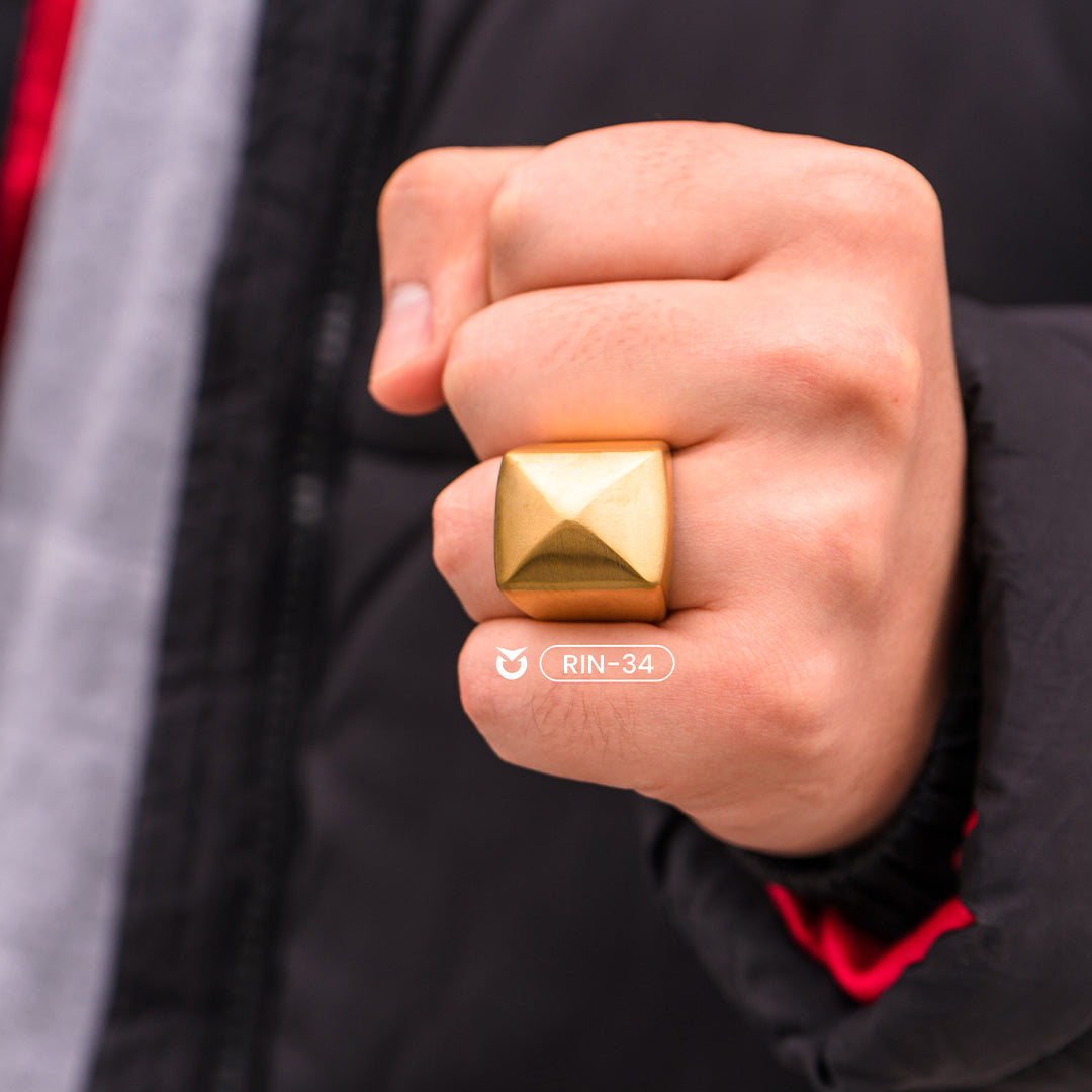 ANILLO PUNTO CUR NEGRO I PLATA I DORADO| RIN-32 I RIN-33 I RIN-34 (8)