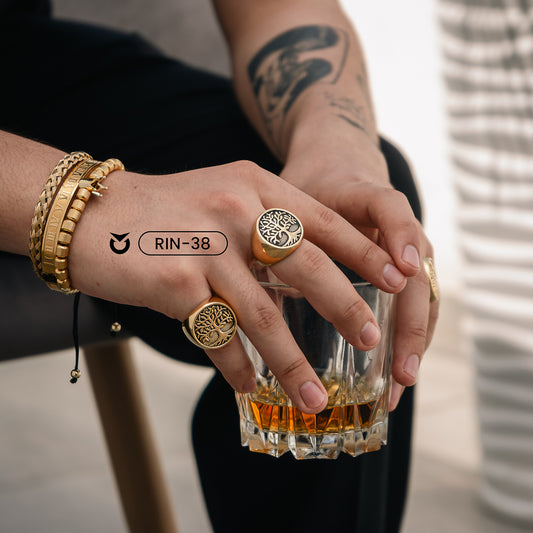 ANILLO ÁRBOL DE LAVI DORADO | RIN-38 (2)