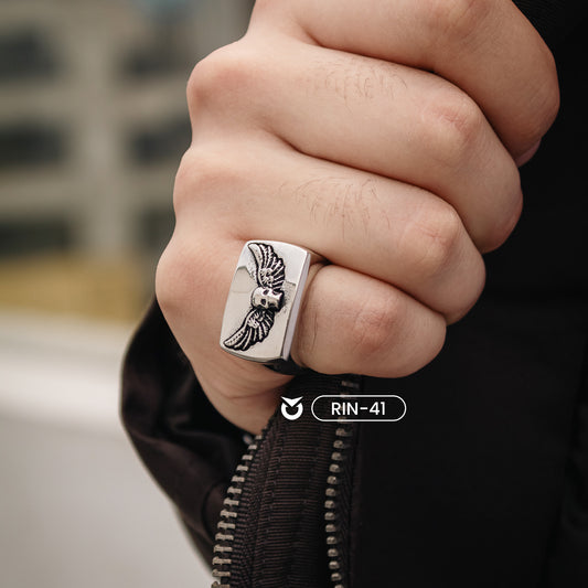 ANILLO RIDE OR DIE PLATEADO | RIN-41