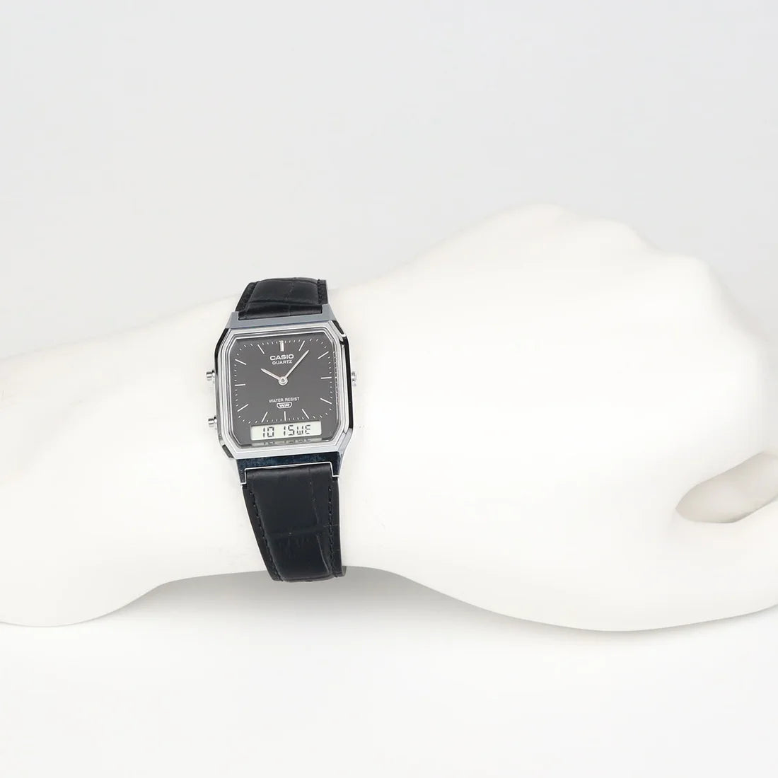 RELOJ CASIO ORIGINAL AQ-230EL-1ADF NEGRO | CAS-113