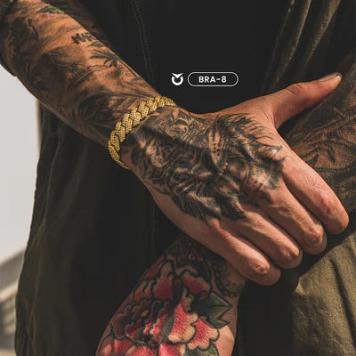 BRAZALETE CUBIC LION ORO - PLATA | BRA-8