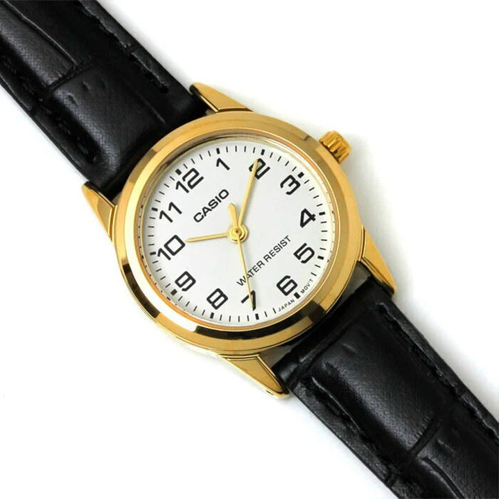 MTP-V001 / LTP-V001 | RELOJ CASIO DE CUERO PARA PAREJA | SKU: CAS-228/CAS-203