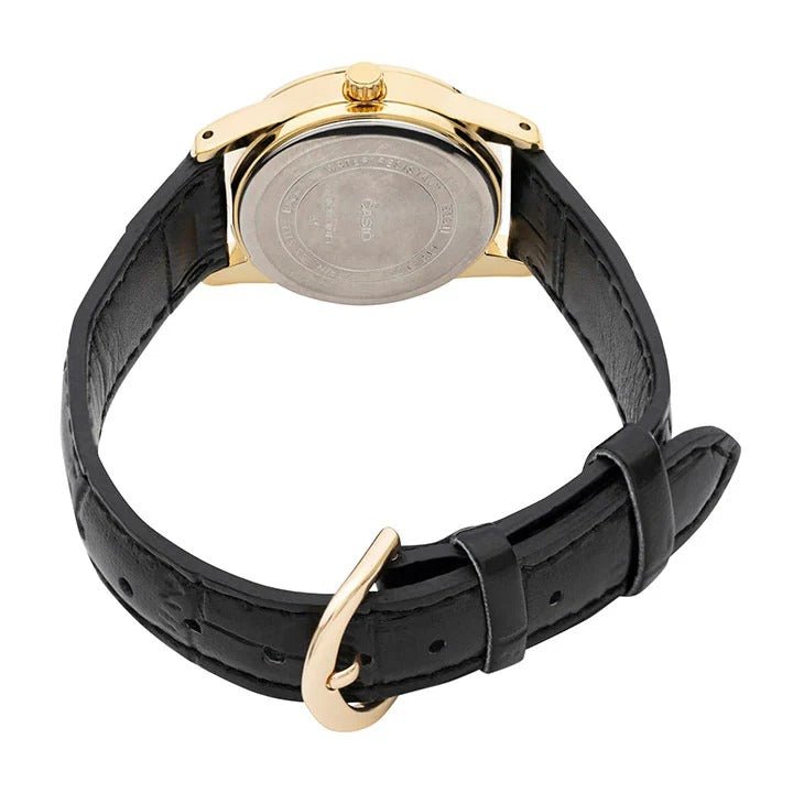 LTP-V001 | RELOJ CASIO ORIGINAL DE CUERO NEGRO/MARRON