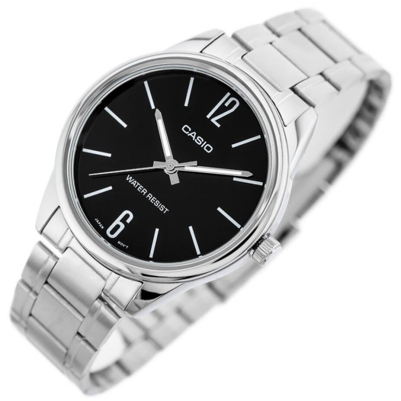 MTP-V005 | RELOJ CASIO ORIGINAL PLATEADO | SKU: CAS-235