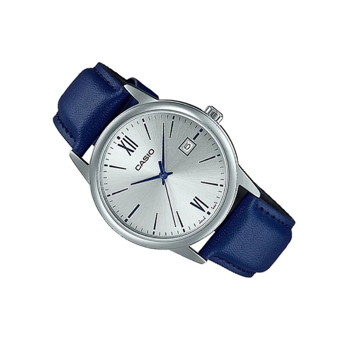 MTP-V002 | RELOJ CASIO ORIGINAL DE CUERO AZUL | CAS-238