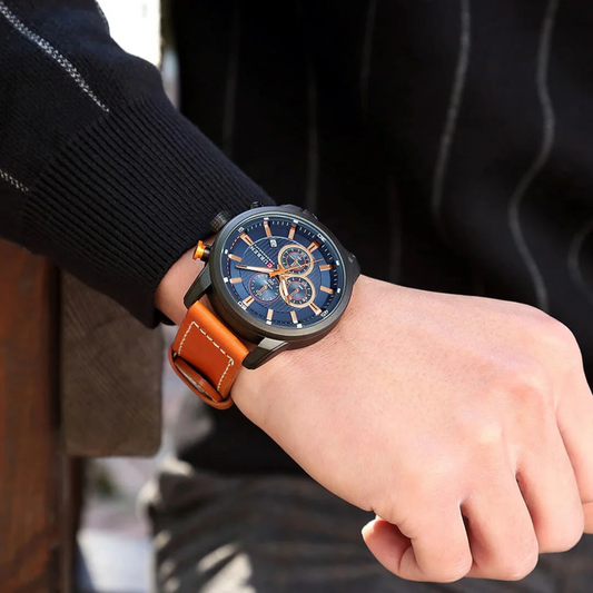 RELOJ CURREN 8291 ORIGINAL CASUAL MARRÓN PARA HOMBRE | CUR-38 | CUR-44 | CUR-101 | CUR-115