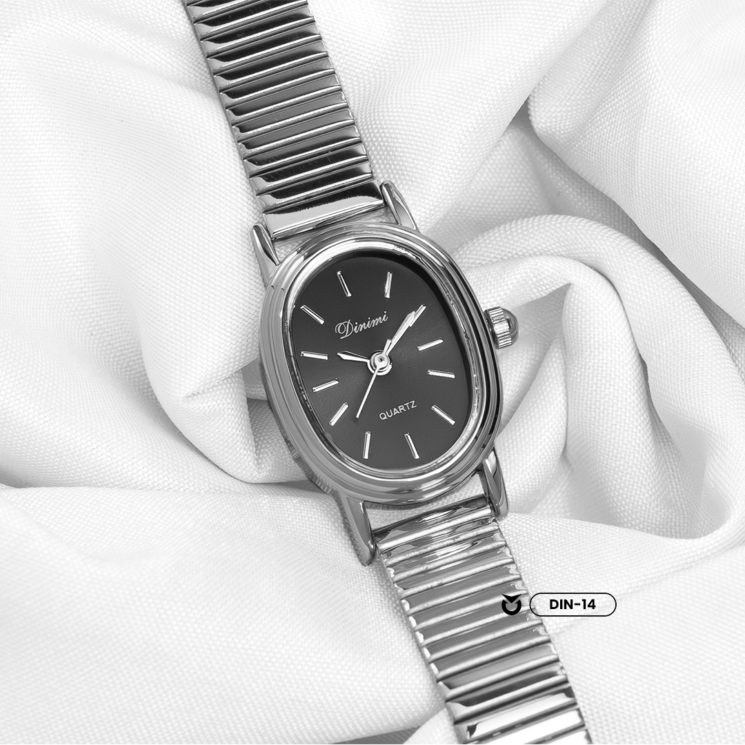 RELOJ DINIMI ORIGINAL 77101 PLATEADO DORADO ROSA NEGRO BLANCO | DIN-14, DIN-15, DIN-16, DIN-17, DIN-18