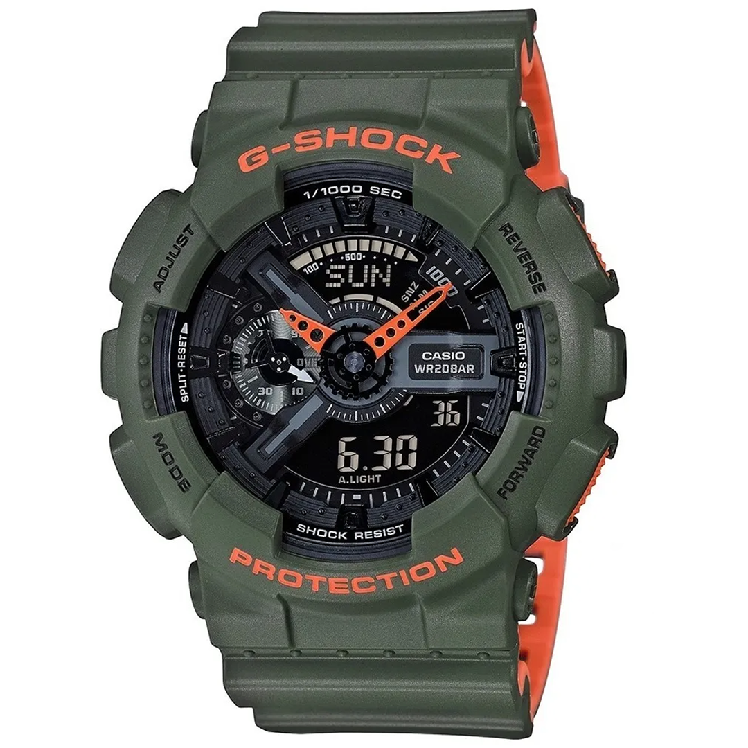 RELOJ G-SHOCK DEPORTIVO - CORREA DE RESINA | GA-110 TOP