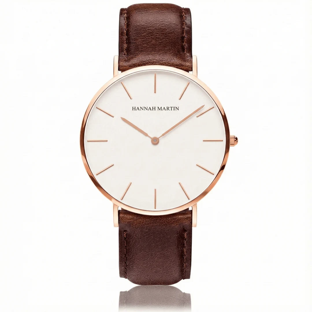 RELOJ ORGINAL HANNAH MARTIN - ELEGANTE Y CASUAL NEGRO | HAN-146
