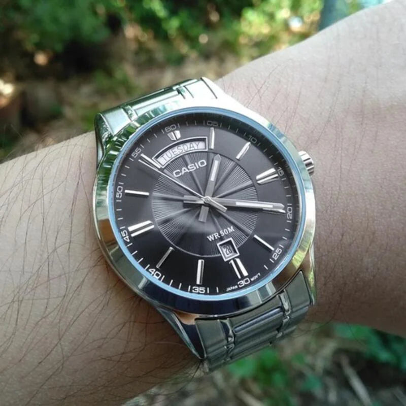 RELOJES CASIO ORIGINAL GRIS MTP-1381D-8AVDF CAS-74