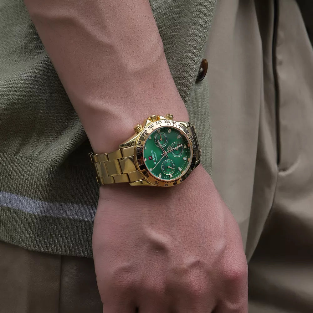 RELOJ NAVIFORCE ORIGINAL DORADO NF9193 | NAV-64