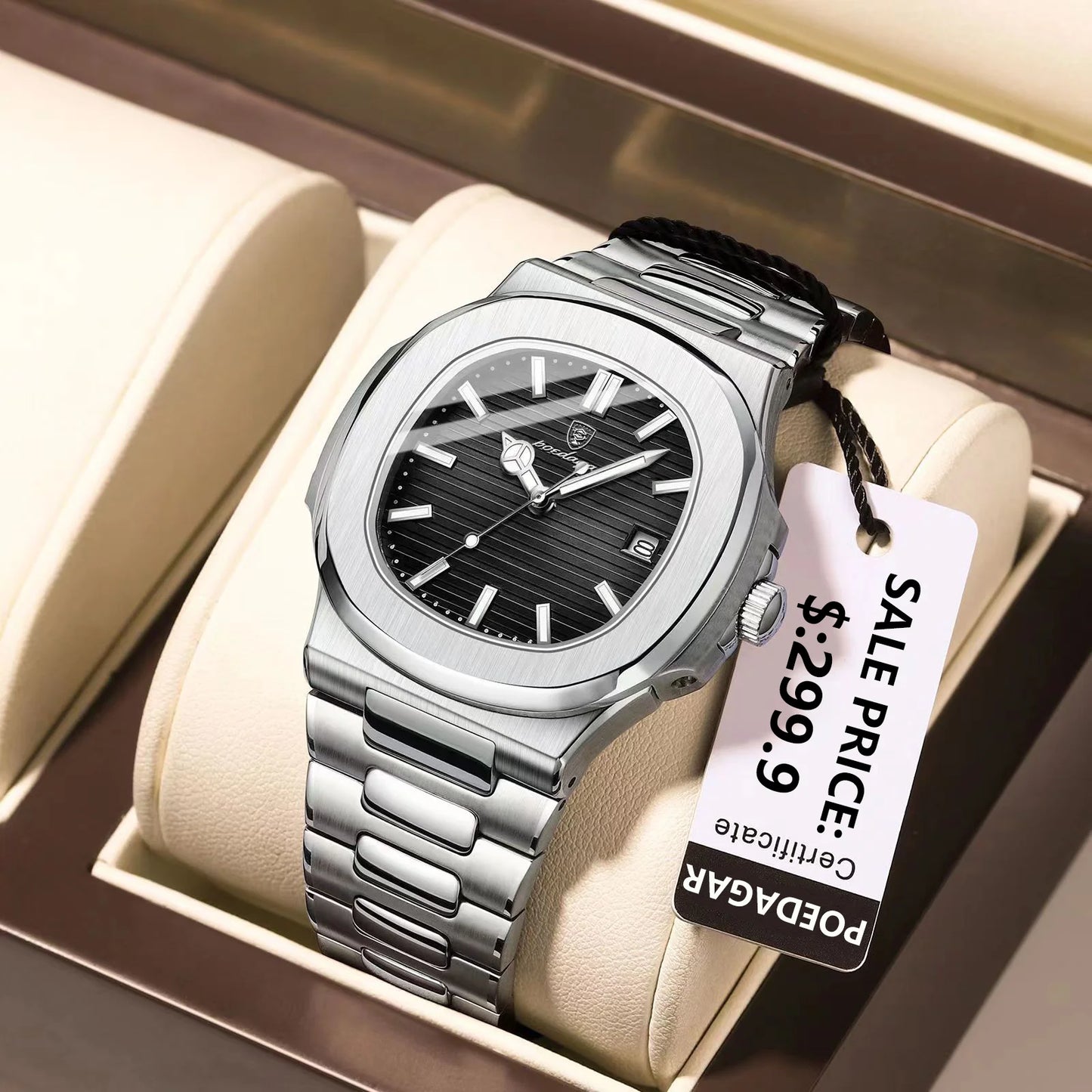 RELOJ POEDAGAR ORIGINAL - ELEGANTE NEGRO | POE-2