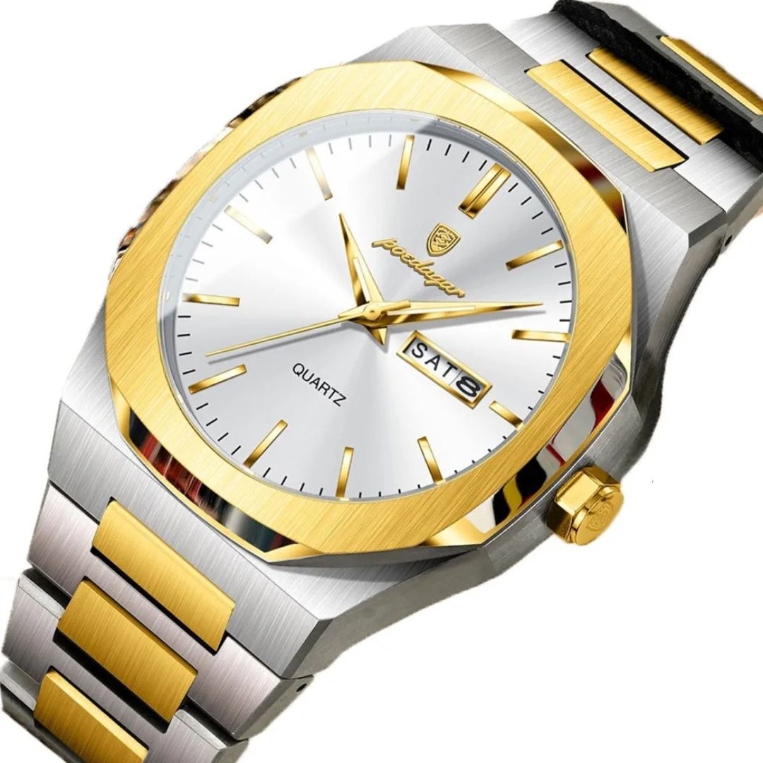 RELOJ POEDAGAR ORIGINAL - ELEGANTE PLATEADO| POE-32