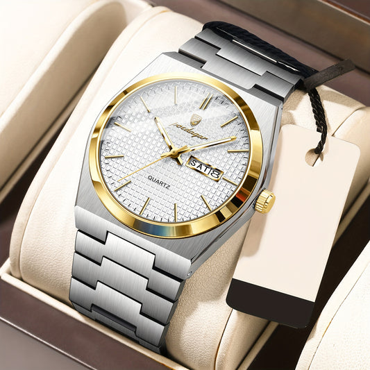 RELOJ POEDAGAR ORIGINAL - ELEGANTE PLATEADO | POE-38