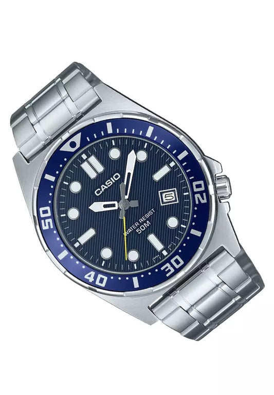 Reloj Casio MTD-135-2AVDF Original azul Sku: Cas-139 para hombre