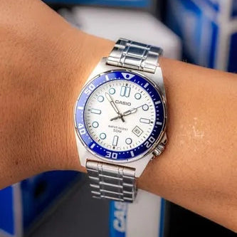 RELOJ CASIO MTD-135D-7AVDF ORIGINAL BLANCO | SKU: CAS-141