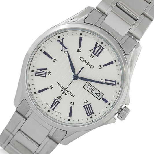 RELOJ CASIO MTP-1384D-7A2VDF ORIGINAL PLATEADO | SKU: CAS-135 para hombre