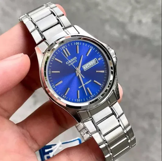 RELOJ CASIO ORIGINAL AZUL MTP-1239D | CAS-55 PARA HOMBRE