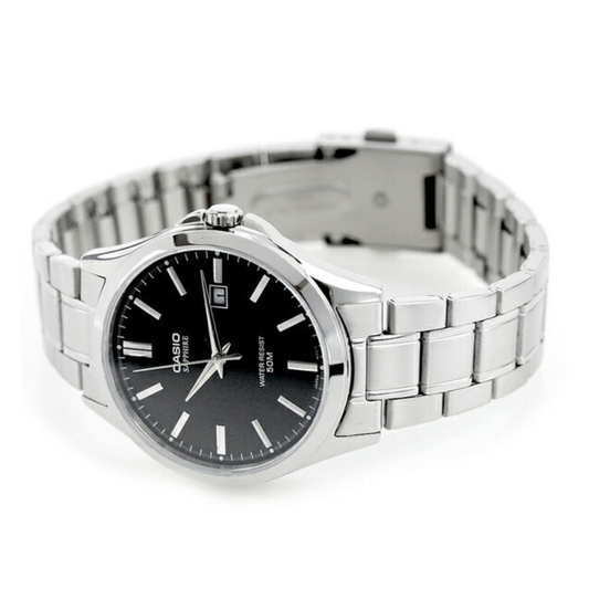 RELOJ_CASIO_ORIGINAL_MTS-115D-1AVDF_PLATEADO_CAS-130 para Hombre