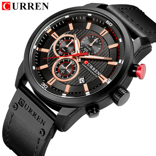 RELOJ CURREN 8291 ORIGINAL CASUAL MARRÓN PARA HOMBRE | CUR-38 | CUR-44 | CUR-101 | CUR-115