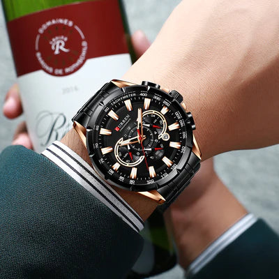 RELOJ CURREN ORIGINAL - ELEGANTE - NEGRO - PLATEADO - AZUL 8363 | CUR-31 I CUR-32 I CUR-33 I CUR-75-2