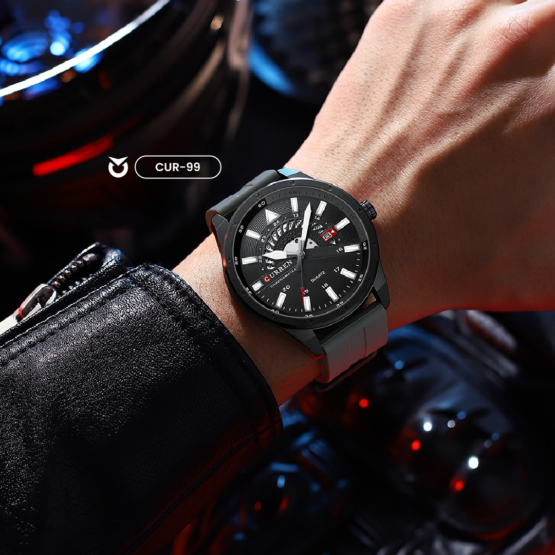 RELOJ CURREN ORIGINAL CASUAL AZUL PLOMO Y DORADO| CUR-98 | CUR-99 | CUR-100 (5)