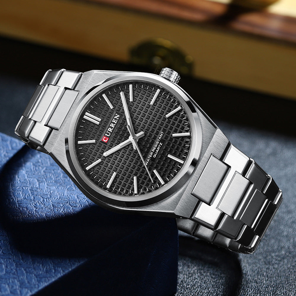 RELOJ CURREN ORIGINAL ELEGANTE PLATEADO PARA HOMBRE 8439 | CUR-129 | CUR-130 | CUR-131