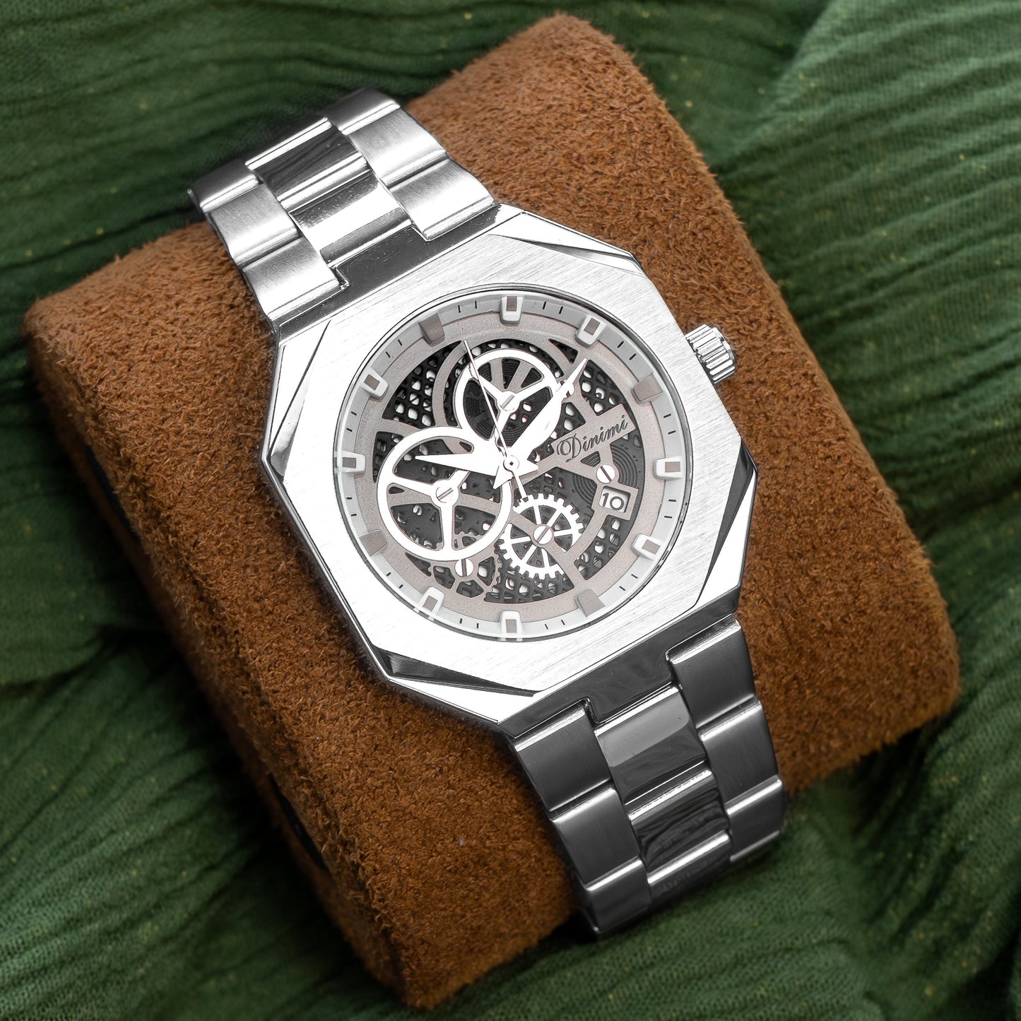 RELOJ DINIMI ORIGINAL 88433 NEGRO PLATEADO | DIN-1, DIN-2, DIN-30 PARA HOMBRE