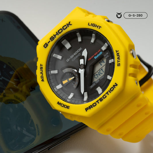 RELOJ G-SHOCK CASUAL AMARILLO  | G-S-280