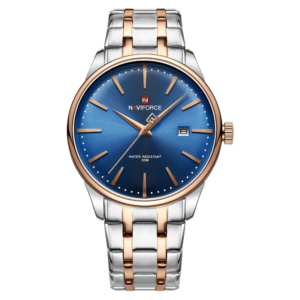 RELOJ NAVIFORCE ORIGINAL ELEGANTE PLATEADO | NAV-140, NAV-141, NAV-142 PARA HOMBRE