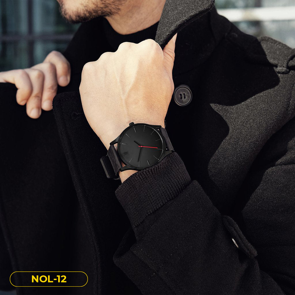 RELOJ NOLOGO ORIGINAL NEGRO SKU: NOL-12