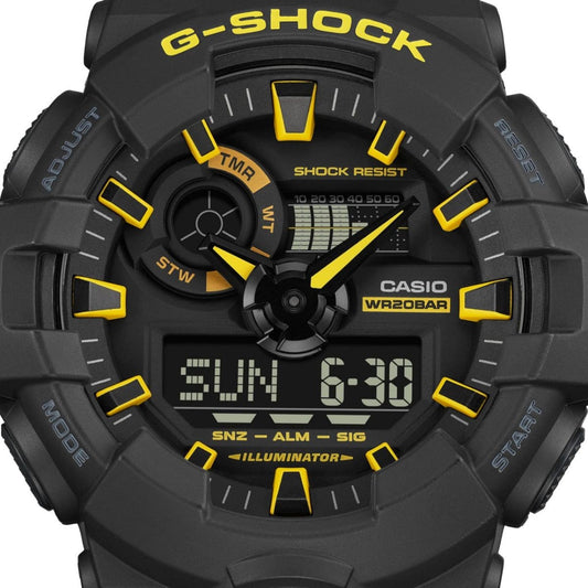 RELOJ ORIGINAL  G-SHOCK - AMARILLO- NEGRO -DEPORTIVO - CASUAL OG-S-83