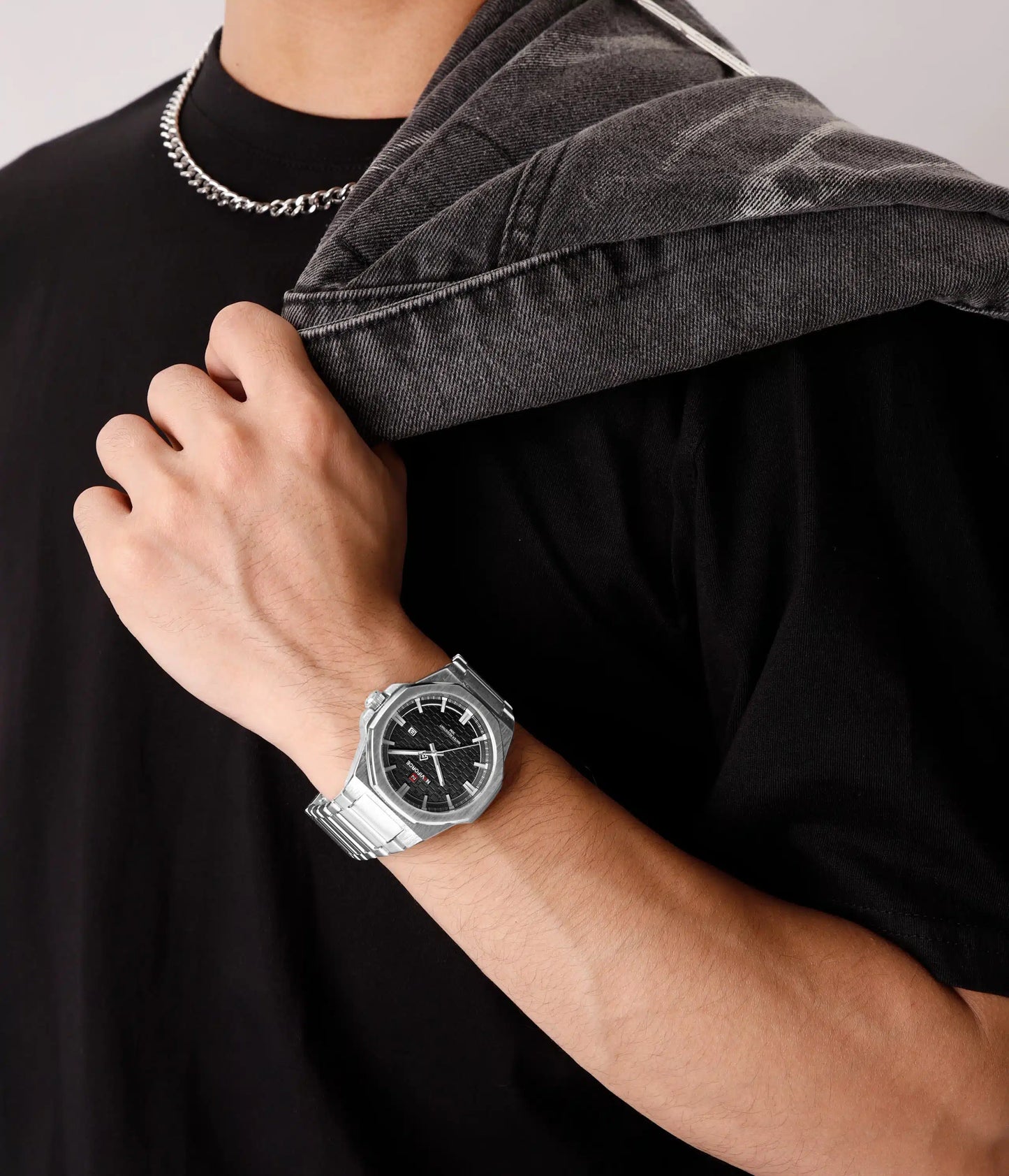 RELOJ ORIGINAL NAVIFORCE - ELEGANTE Y CASUAL - NEGRO, AZUL Y PLATEADO | NAV-116 | NAV-117 | NAV-118 PARA HOMBRE (9)