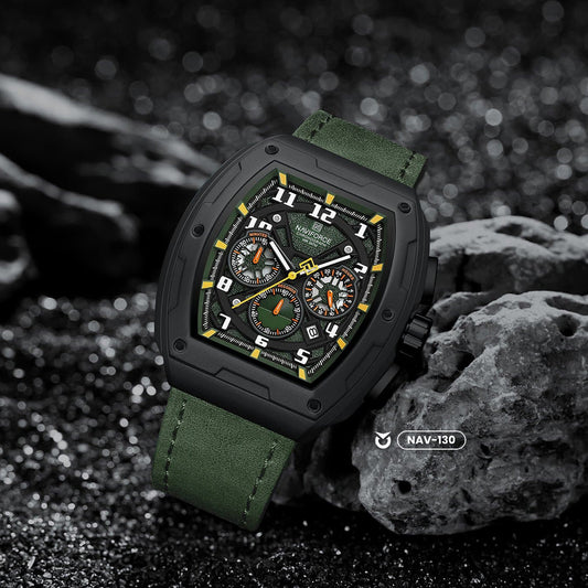 RELOJ ORIGINAL NAVIFORCE - CASUAL - VERDE Y MARRON | NAV-129| NAV-130 | NAV-131 PARA HOMBRE (5)
