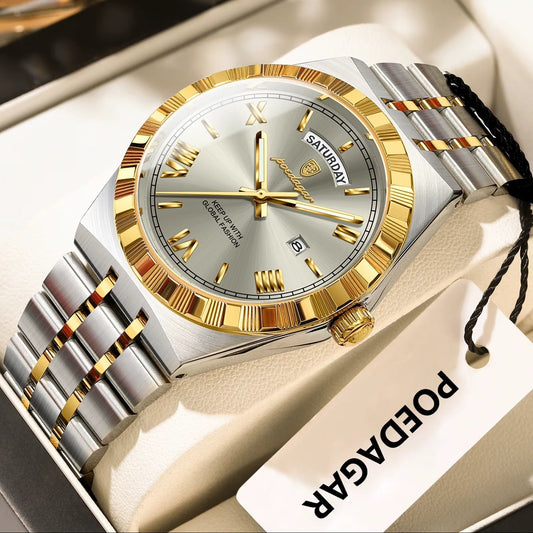 RELOJ POEDAGAR ORIGINAL - ELEGANTE PLATEADO | POE-47