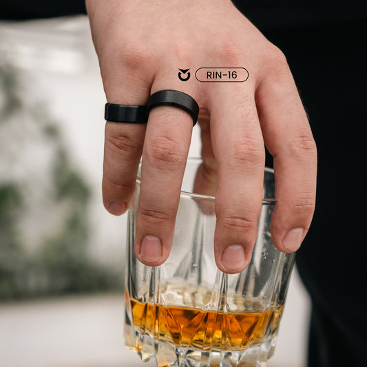 ANILLO RACE NEGRO | RIN-16