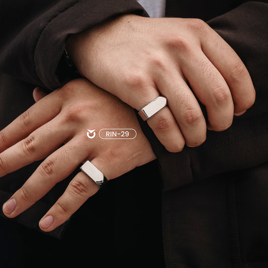 ANILLO BOATSHAPE PLATEADO | RIN-29