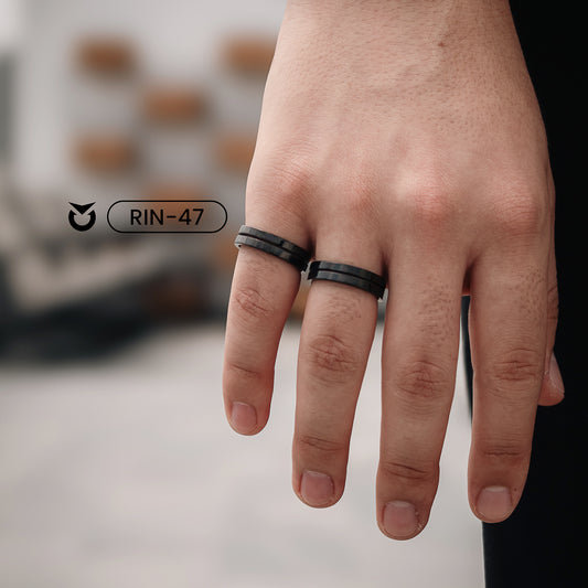 ANILLO VECTORIZADO NEGRO | SKU: RIN-47