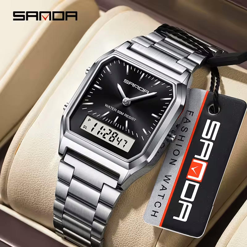 RELOJ SANDA 747 / 6126 ORIGINAL CUARZO/DIGITAL | SAN-143, SAN-144, SAN-96, SAN-97