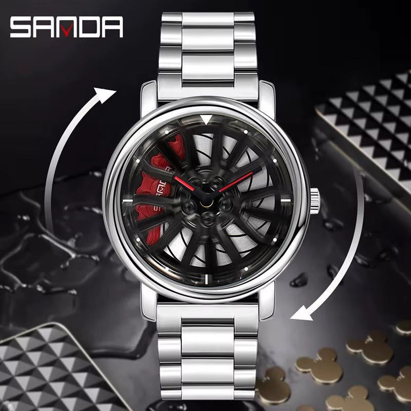 RELOJ SANDA 1057 - NEGRO Y PLATEADO | SAN-54, SAN-138