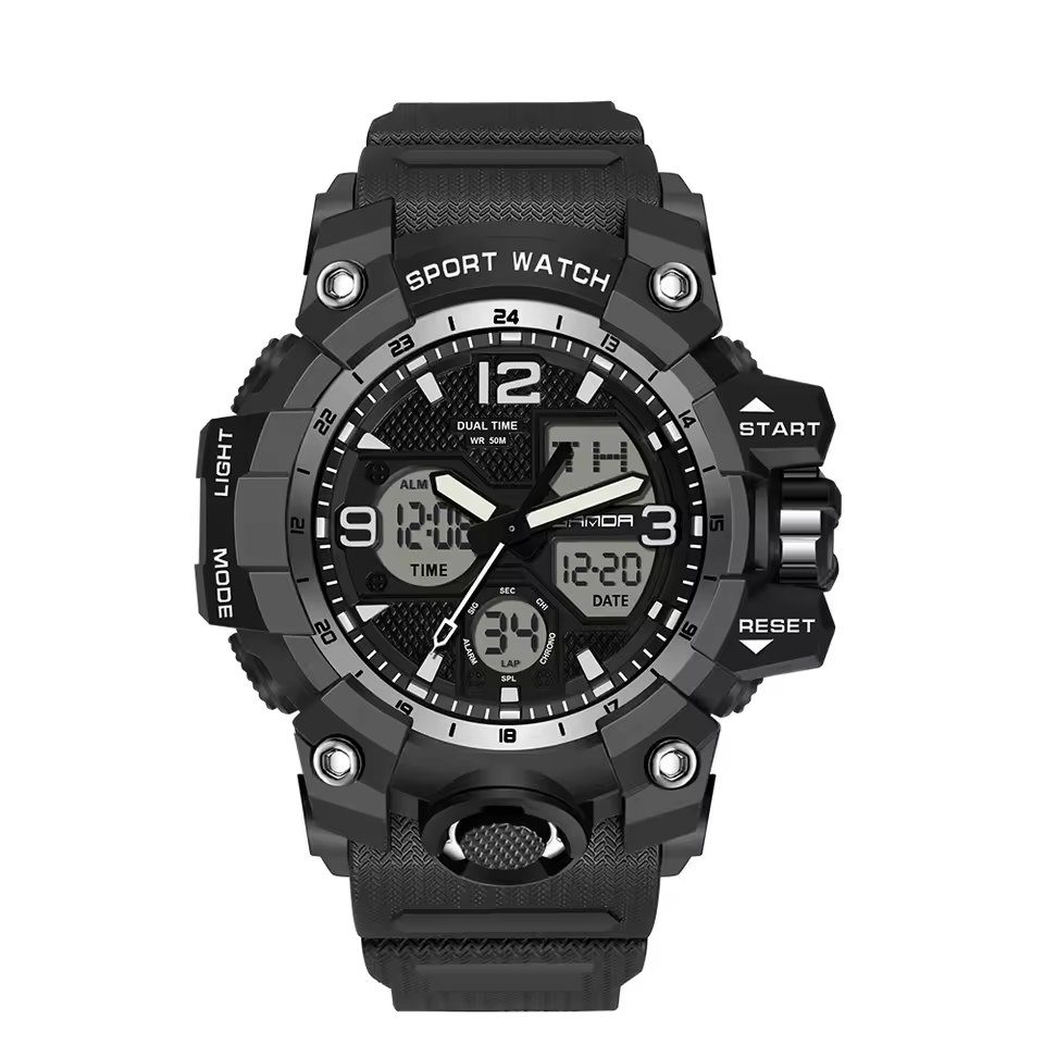 RELOJ SANDA ORIGINAL DEPORTIVO NEGRO | SAN-142