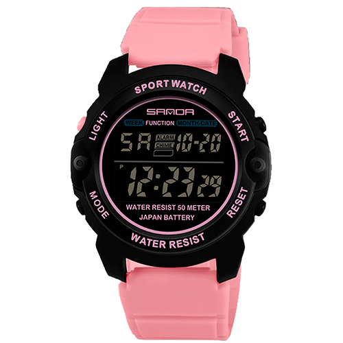 RELOJ SANDA EDICIÓN VERANO ROSA Y NEGRO | SAN-19