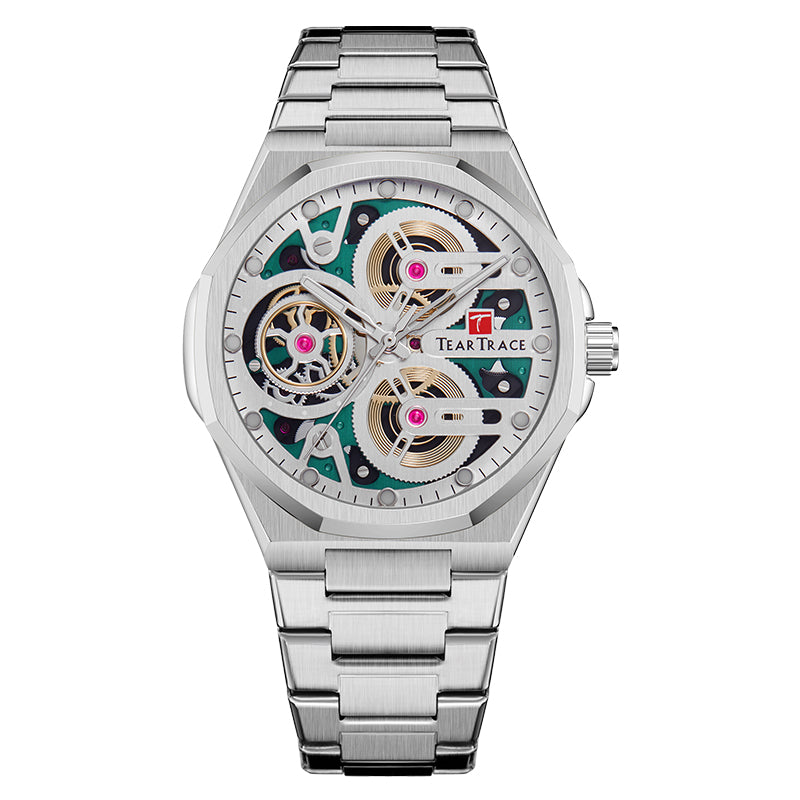 Reloj de Correa de Acero
Movimiento de cuarzo
Tear Trace 6038
Para hombre