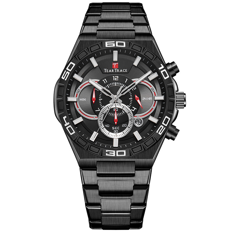 RELOJ TEARTRACE TT6037 ORIGINAL - DORADO NEGRO Y AZUL | TEA-16, TEA-17, TEA-19