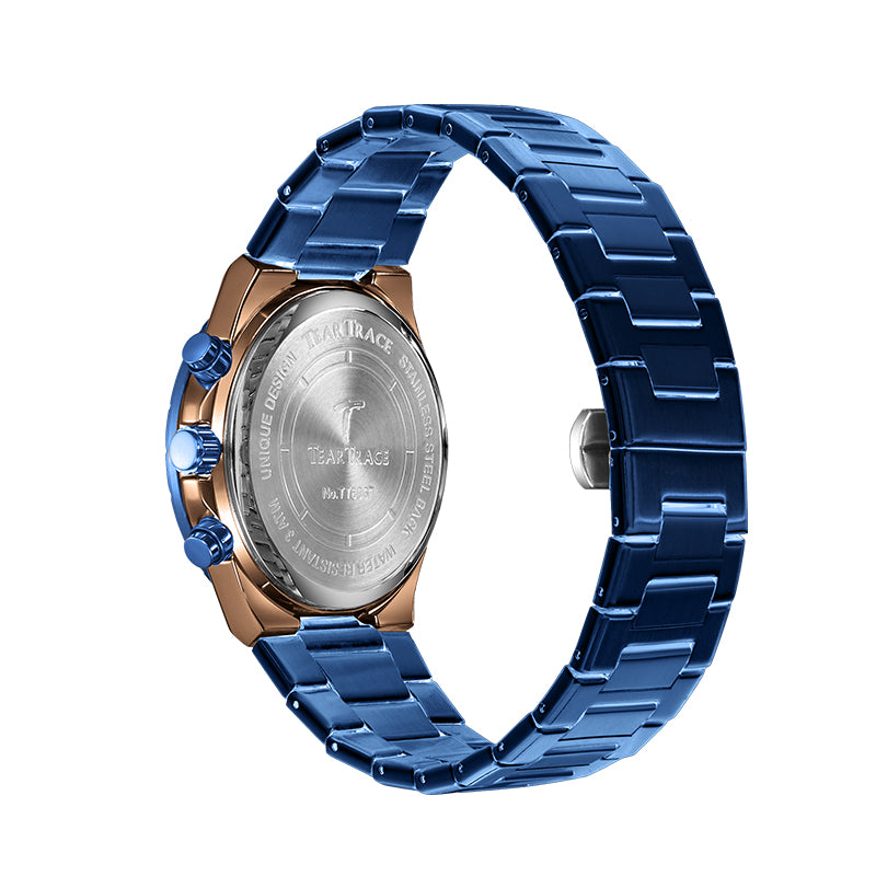 RELOJ TEARTRACE TT6037 ORIGINAL - DORADO NEGRO Y AZUL | TEA-16, TEA-17, TEA-19