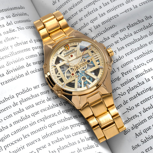 RELOJ TIMEKEY 3062 ORIGINAL ELEGANTE DORADO | SKU: TIM-9