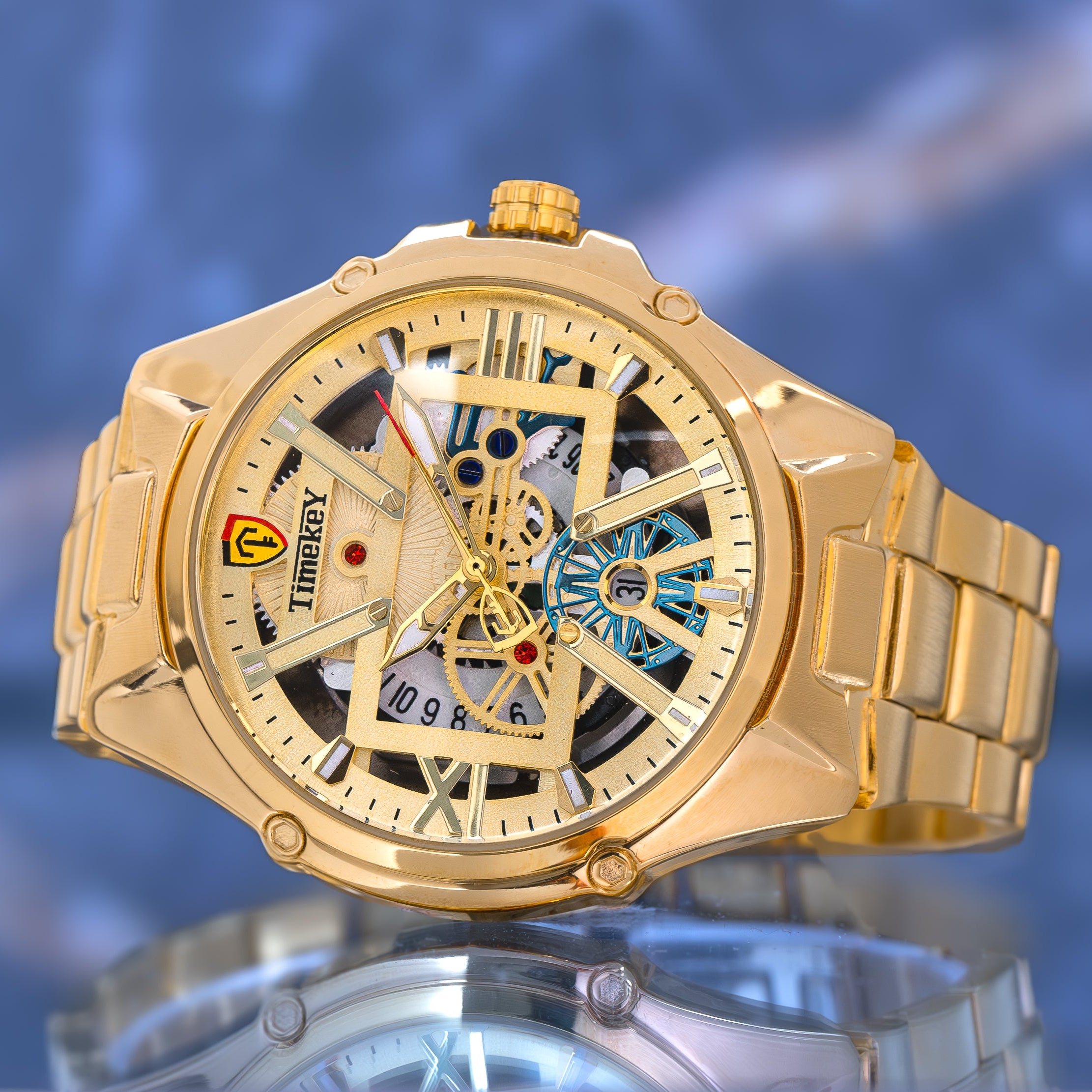 RELOJ TIMEKEY 3062 ORIGINAL ELEGANTE DORADO | SKU: TIM-9