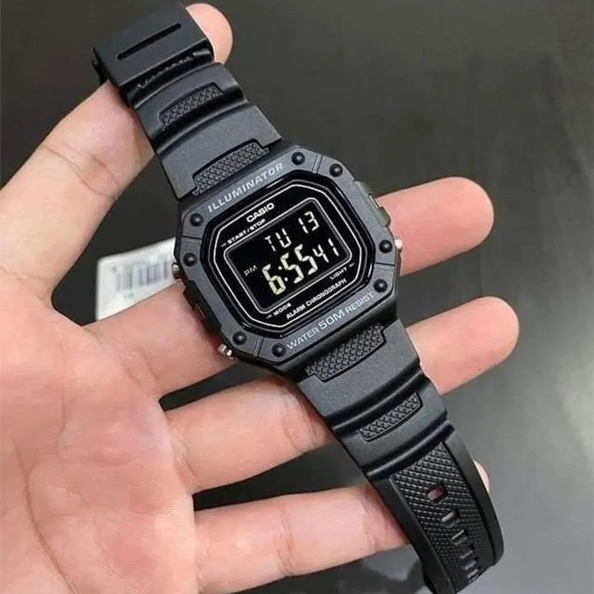 W-218H-1BVDF | RELOJ CASIO ORIGINAL DE RESINA | CAS-219